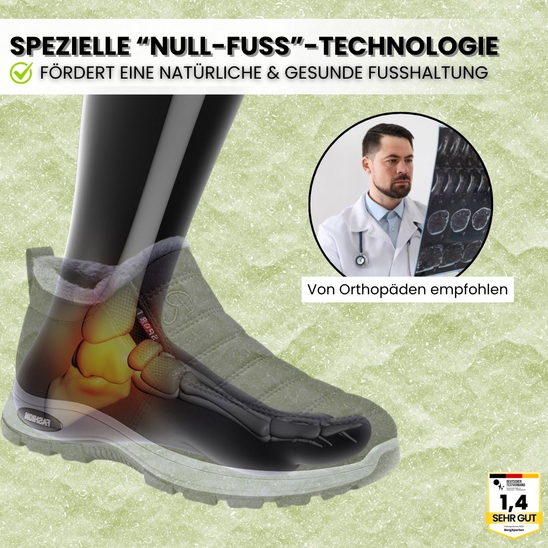 OrthoWinter - ergonomische, wasserdichte, isolierte Schuhe für Herbst und Winter