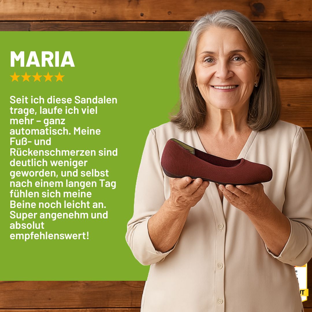 Orthorinas - Gesunde & rutschfeste Ballerinas für mehr Bewegung & Gewichtsverlust