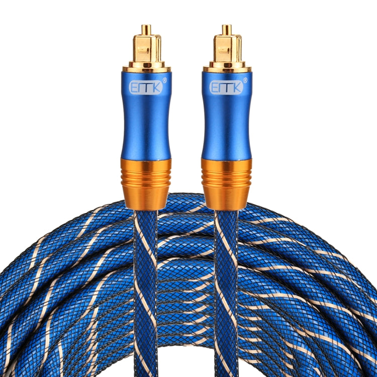 corlado | EMK LSYJ-A 10m OD6.0mm vergoldetes Metallkopf Toslink männlich zu männlich digitales optisches Audiokabel