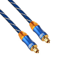 corlado | EMK LSYJ-A 10m OD6.0mm vergoldetes Metallkopf Toslink männlich zu männlich digitales optisches Audiokabel