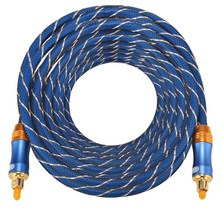 corlado | EMK LSYJ-A 10m OD6.0mm vergoldetes Metallkopf Toslink männlich zu männlich digitales optisches Audiokabel