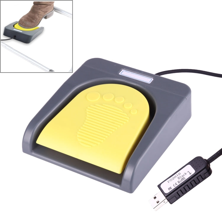 corlado | FS2016_USB PCsensor USB-Fußschalter Fußsteuerungstastatur, Multimedia / Tastatur / Gamepad / Maus / String / B Ultraschallbildakquisitionsfunktionen