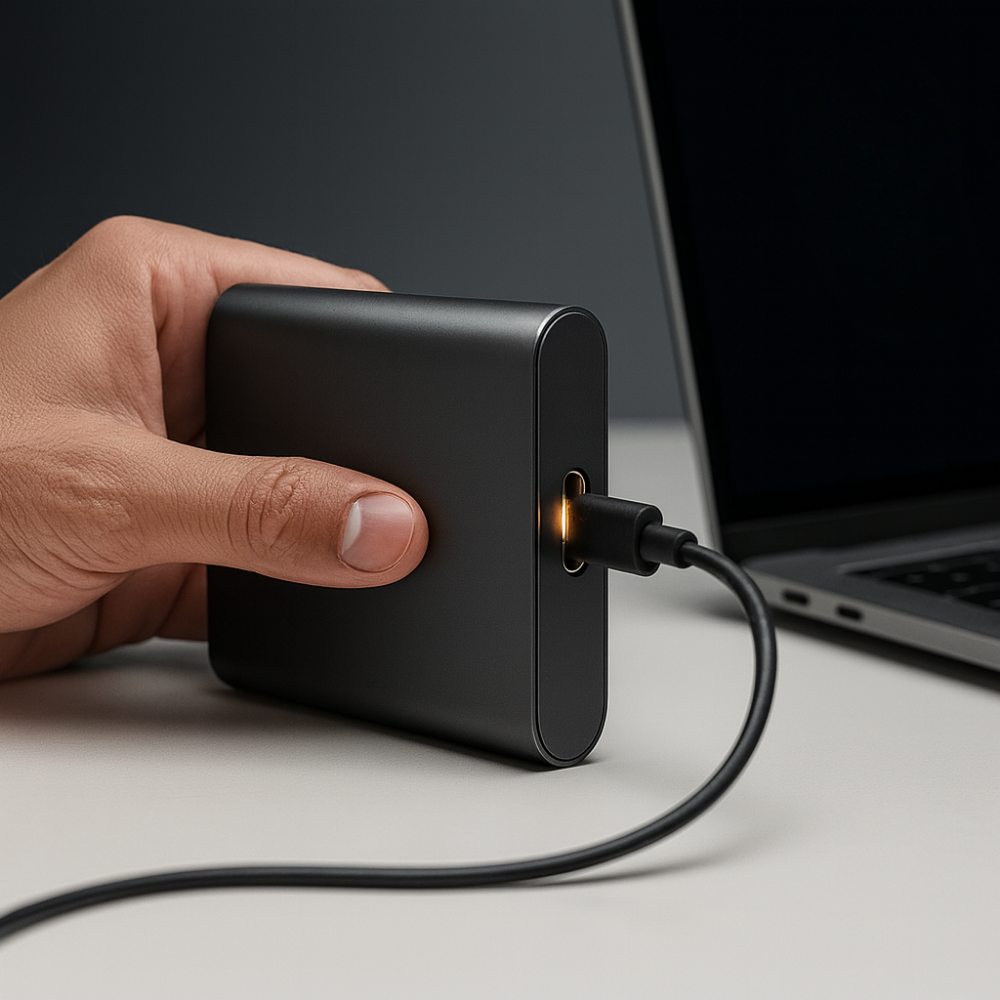 Tragbare externe SSD, USB-C, High-Speed Solid State Drive
