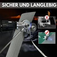 Elektrischer Bohrmaschinen-Blechschneider – Aufsatz für Metall, Wellblech & Platten | Nibbler Schneidwerkzeug