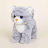Katzen Plüschspielzeug, weiches Stoff-Kätzchen, Geschenk für Kinder