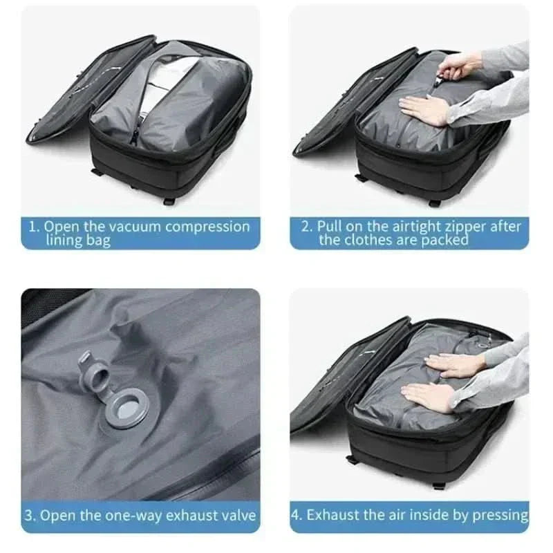 corlado | Komprimierbarer Laptop-Rucksack für das Reisen