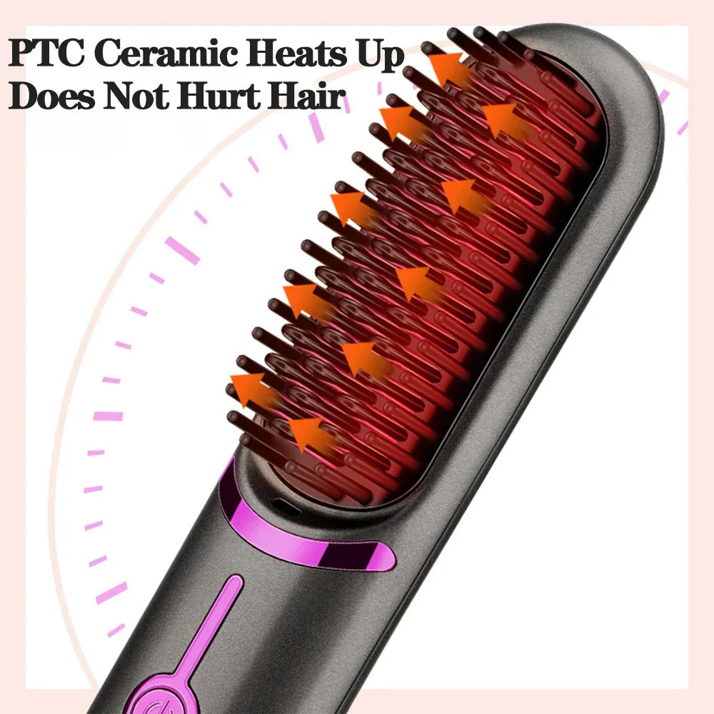 corlado | Wireless Hair Straightening Comb