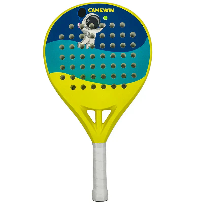 Junior Padel & Tennis Schläger, 50% Carbon, 50% Fiberglas, leicht