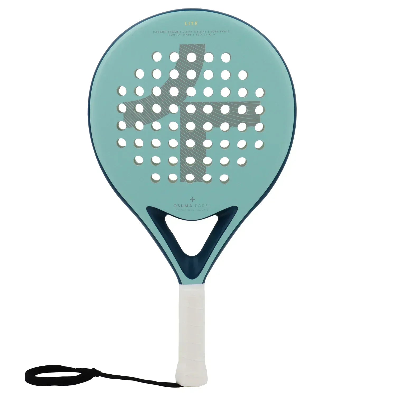 PowerStrike Carbon Padel Schläger, leicht, präzise & kraftvoll, EVA Kern