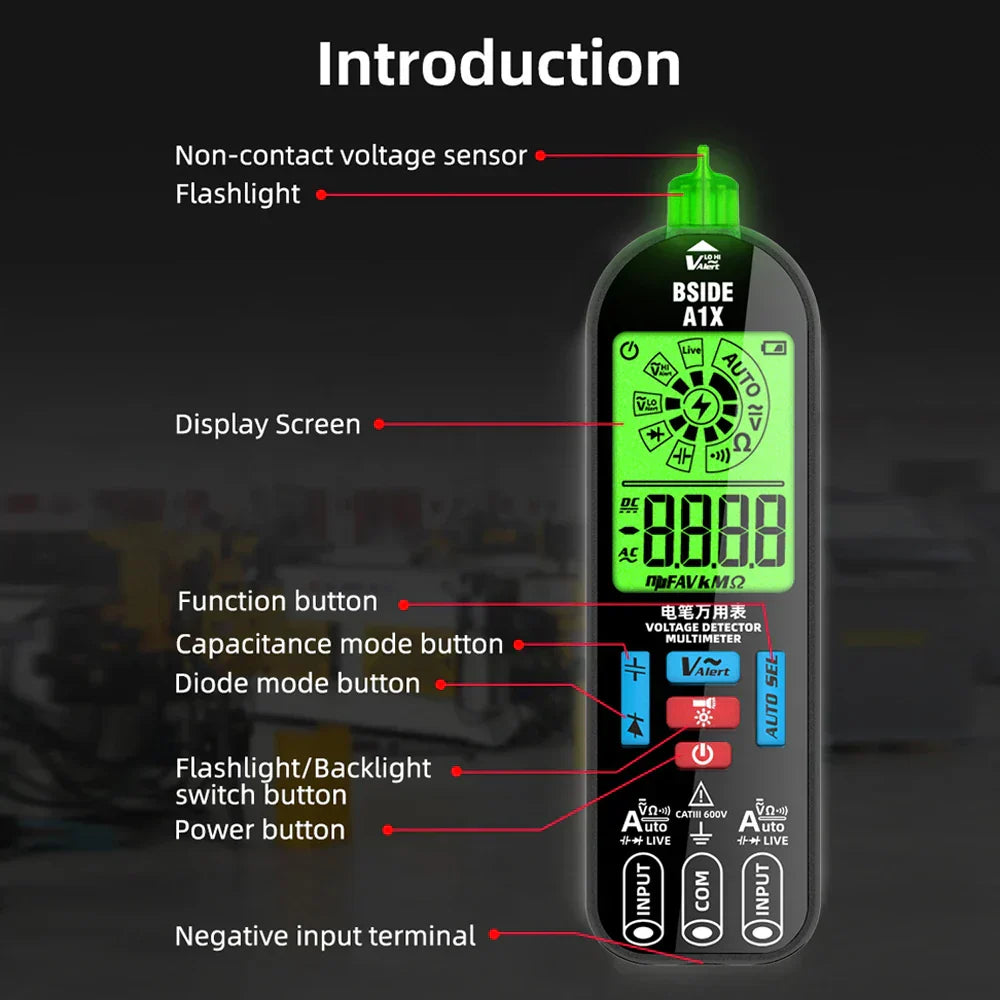 corlado | Professionelles digitales elektrisches Multimeter