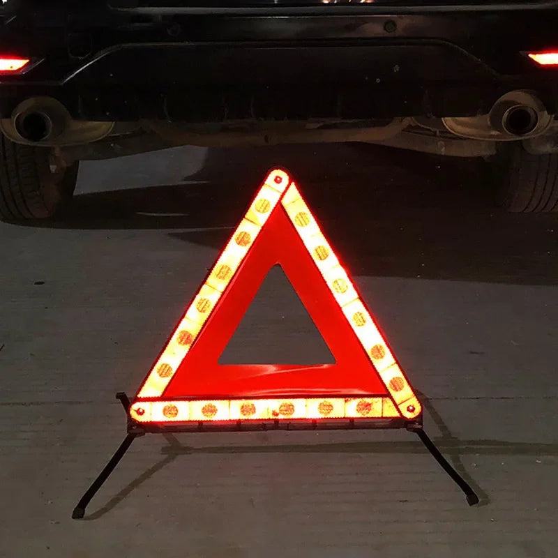 corlado™ Faltbares Notfall-Warndreieck, reflektierend, kompakt