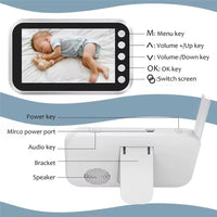 Intelligentes Babyphone mit HD-Kamera, Nachtsicht & App-Steuerung