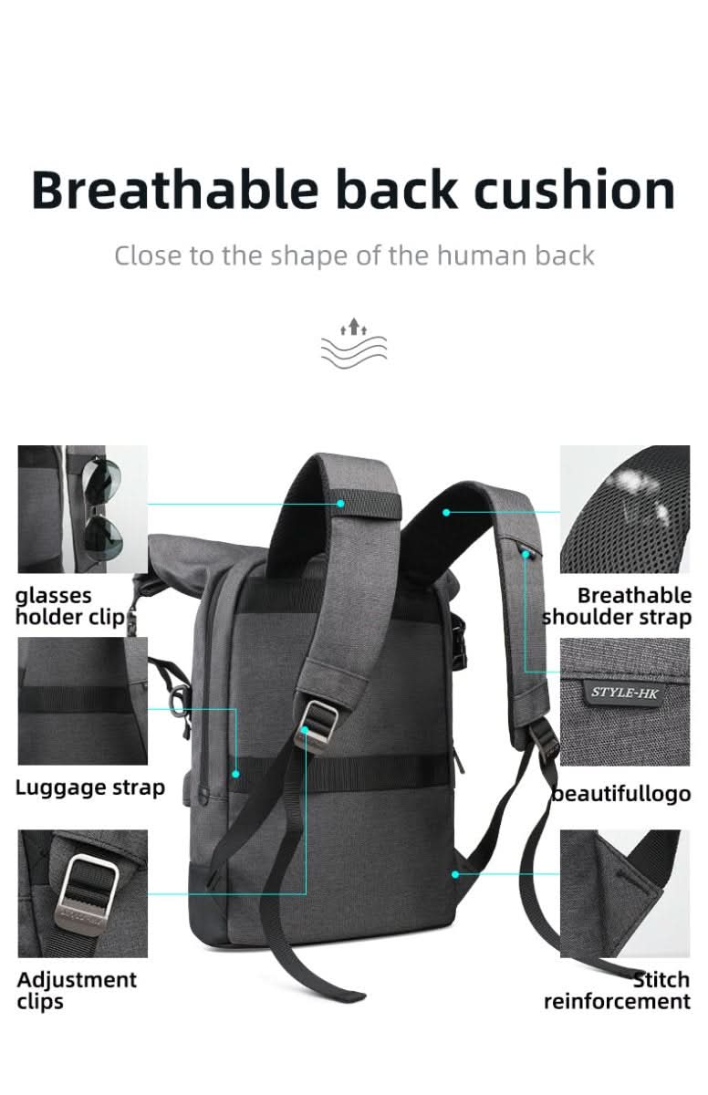 corlado | Multifunktionaler Rucksack für draußen mit USB-Anschluss