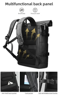 corlado | Erweiterbarer Outdoor-Rucksack mit großem Volumen & Laptopfach