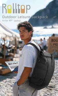 corlado | Erweiterbarer Outdoor-Rucksack mit großem Volumen & Laptopfach