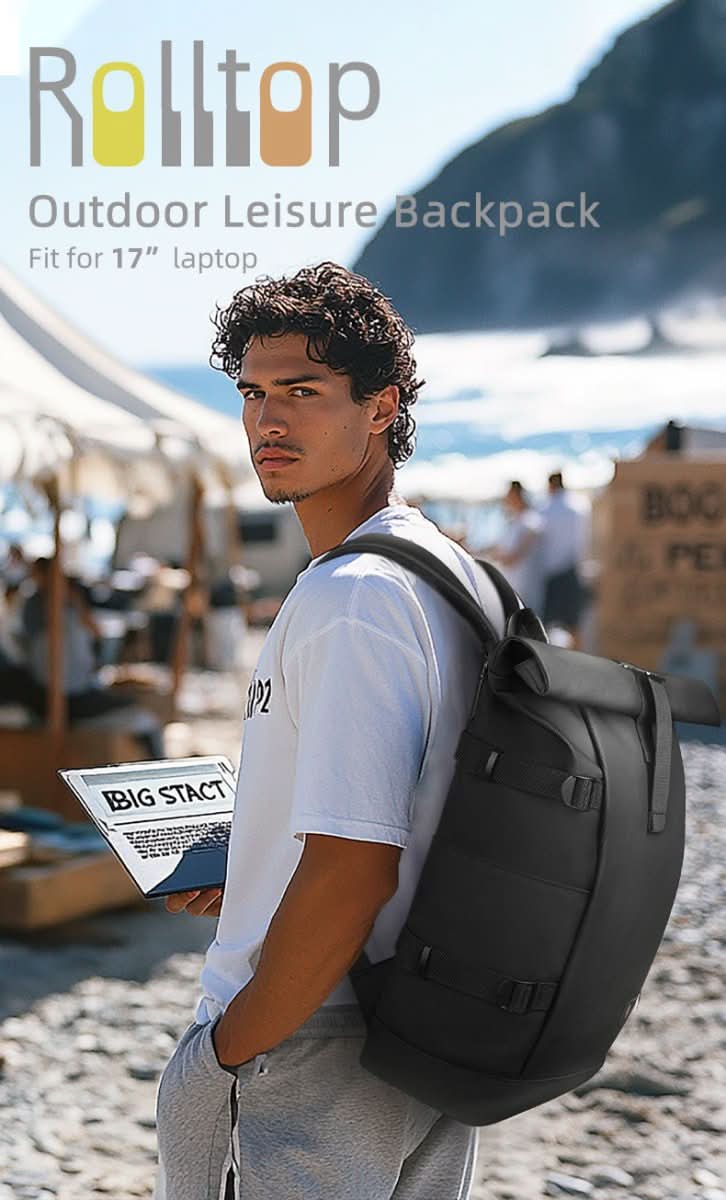 corlado | Erweiterbarer Outdoor-Rucksack mit großem Volumen & Laptopfach