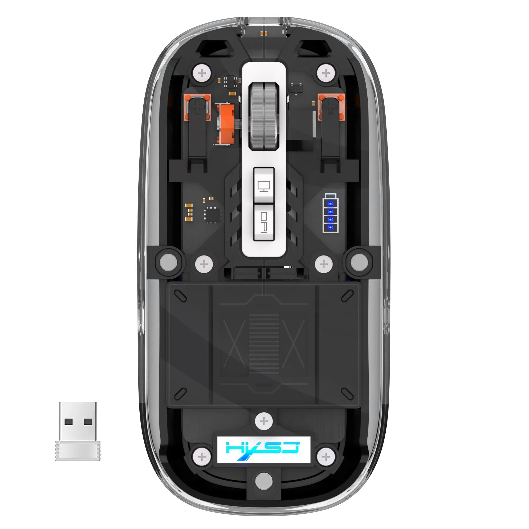 corlado | Transparente kabellose Bluetooth-Maus