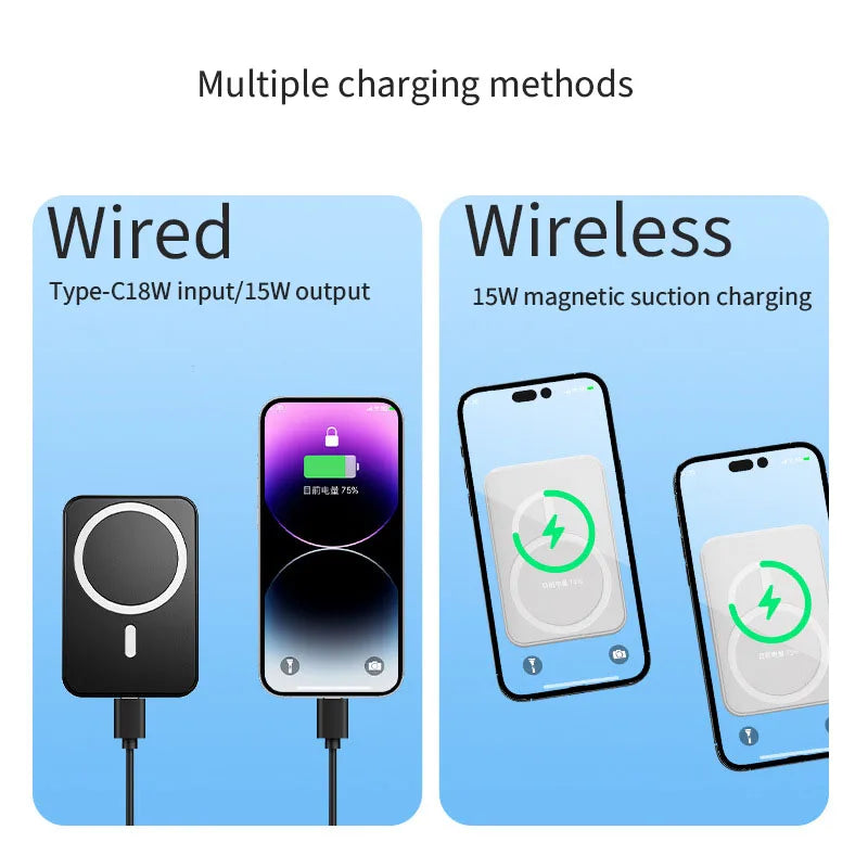 corlado | Magnetische drahtlose Powerbank mit Kickstand