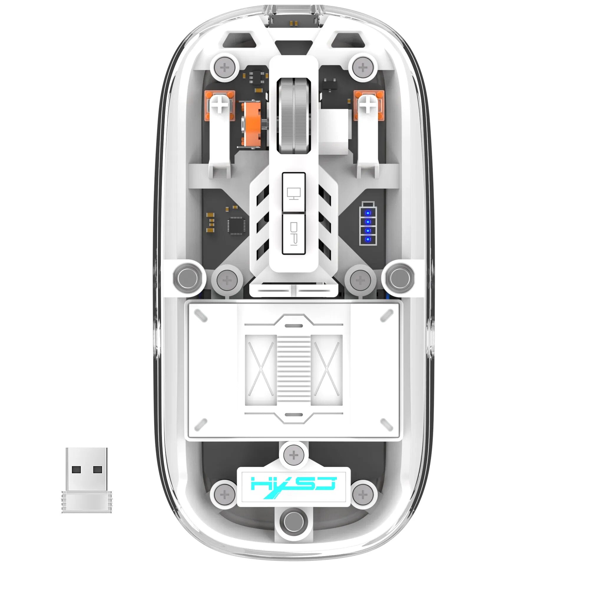 corlado | Transparente kabellose Bluetooth-Maus