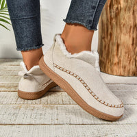 corlado™ Damen Warme Winter Slip-On Plateau Stiefeletten