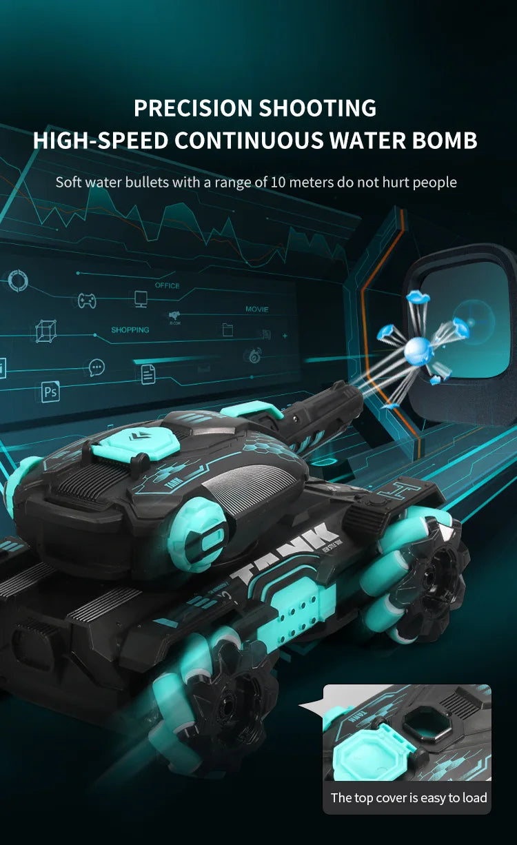 corlado | Gesture and Remote Control Tank Vehicle Toy