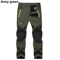 Herren Softshell Wanderhose wasserdicht, warm, winddicht, L–6XL Outdoor