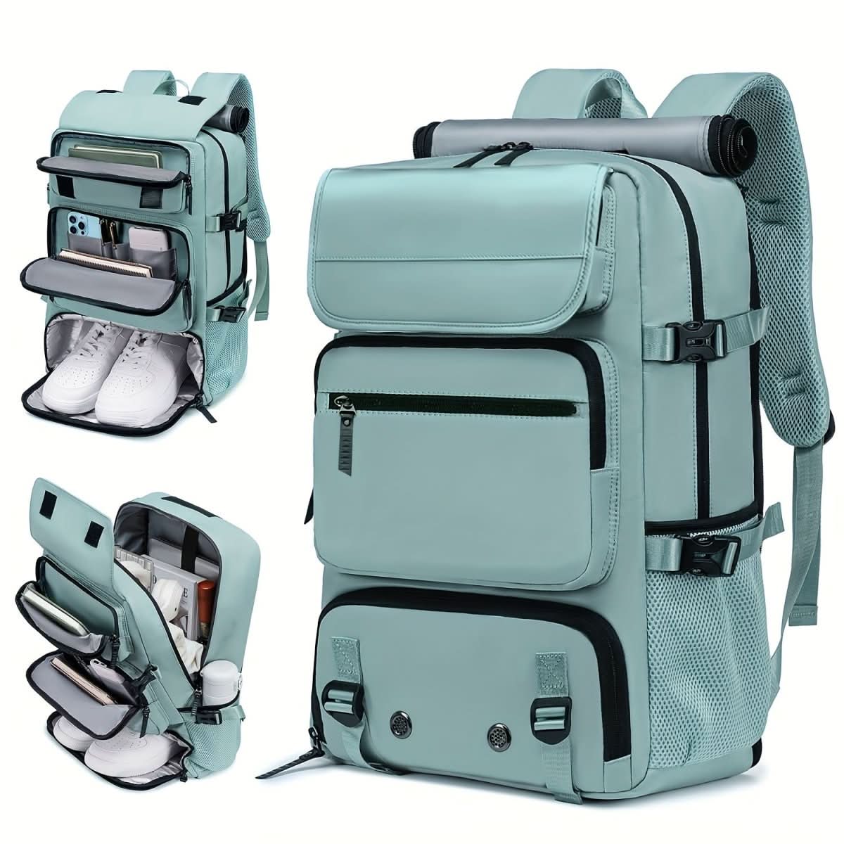 corlado | Großer wasserdichter Reiserrucksack mit USB-Anschluss