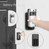 Drahtlose Smart-Video-Türklingel mit Gegensprechfunktion, Bewegungssensor, Nachtsicht, Telefonbenachrichtigungen und wasserdichter Sicherheitskamera