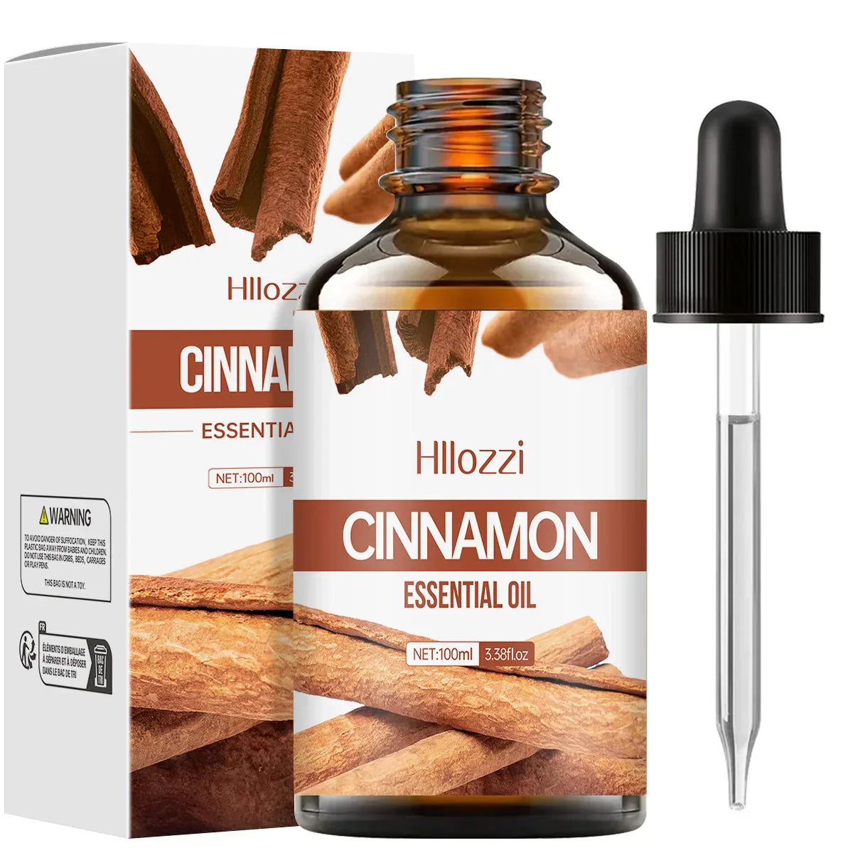 corlado™ Zimt ätherisches Öl, 100% rein, Aromatherapie, Diffuser & Massage