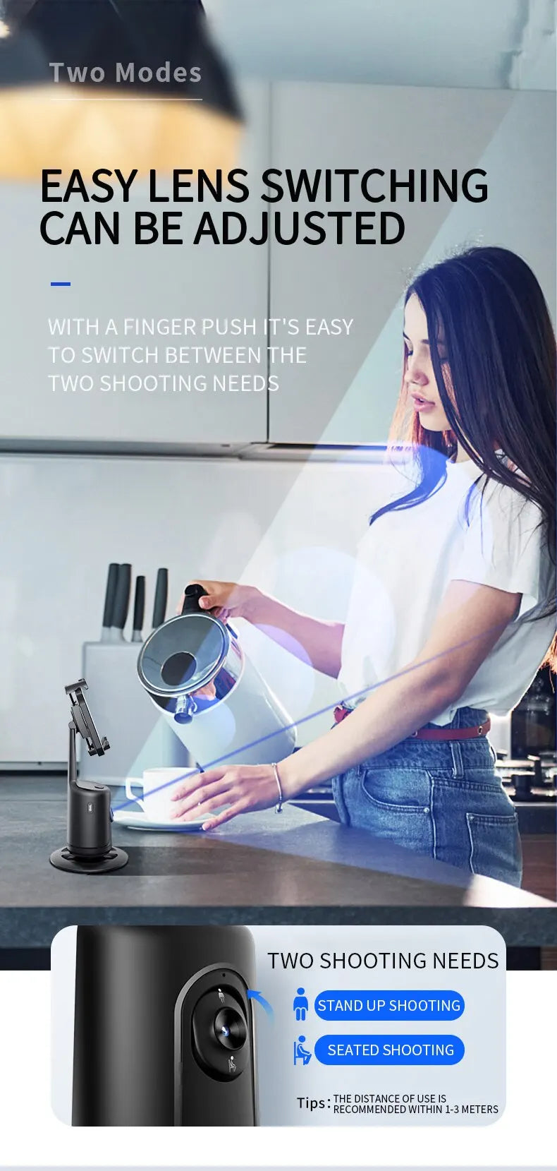 corlado | Smart Gesichtserkennung Auto Tracking Telefonhalter