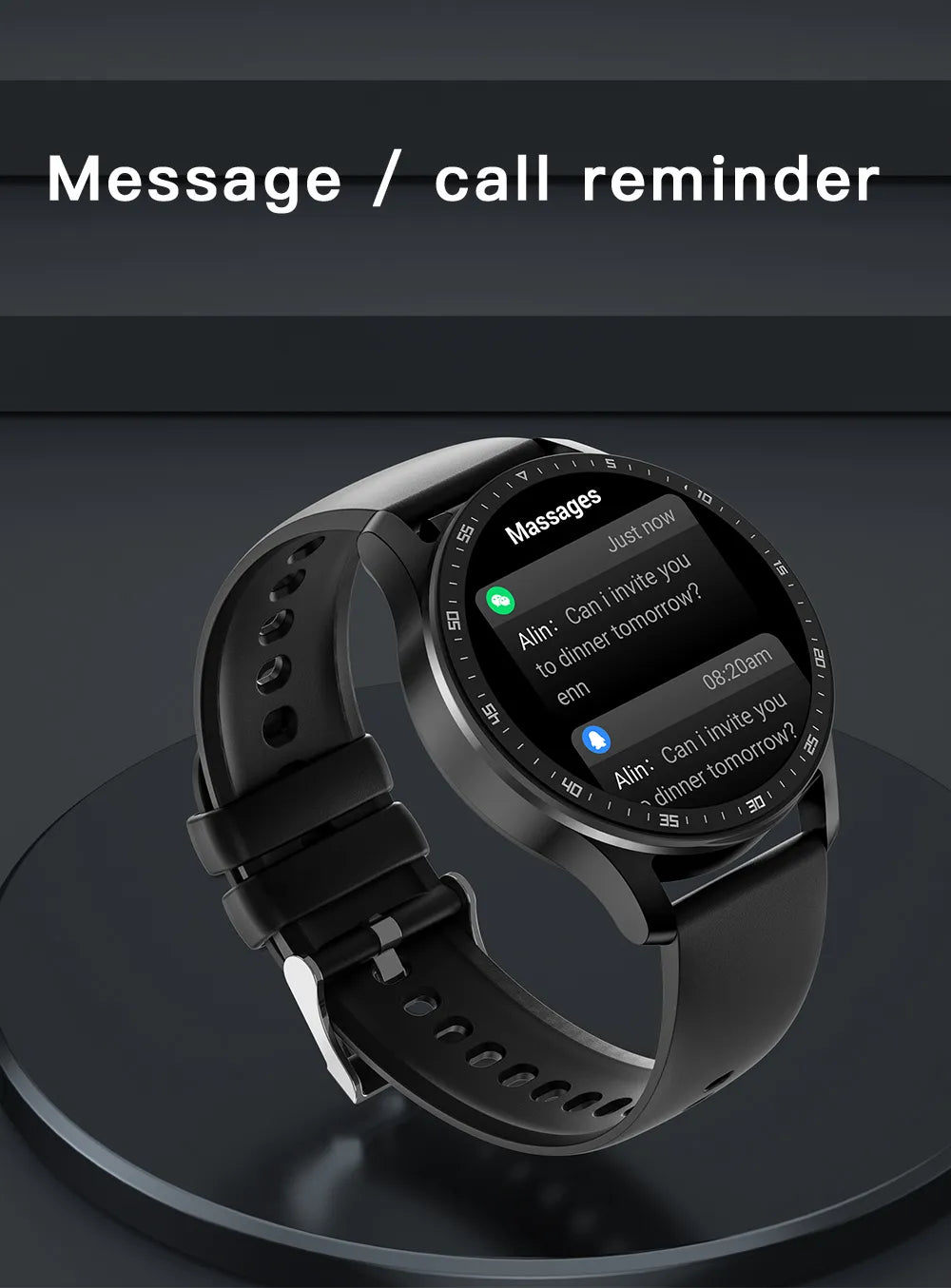 corlado | Zwei in Eins Smartwatch mit Bluetooth-Ohrhörern