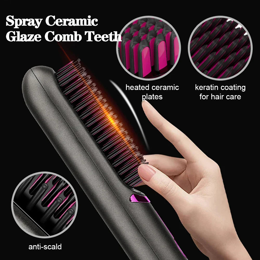 corlado | Wireless Hair Straightening Comb