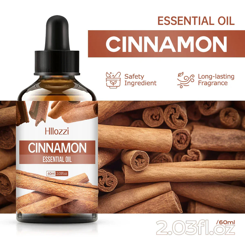 corlado™ Zimt ätherisches Öl, 100% rein, Aromatherapie, Diffuser & Massage