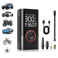 corlado™ Kabelloser Reifenfüllkompressor 150PSI, 4000mAh, LCD, USB-C