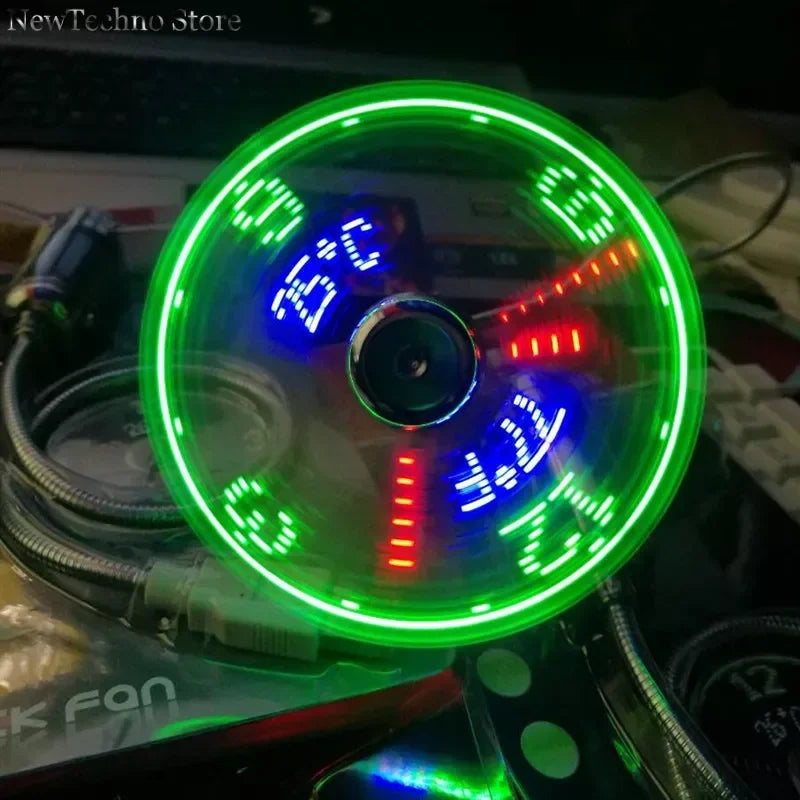 corlado | USB LED Fan Uhr