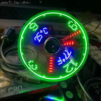corlado | USB LED Fan Uhr
