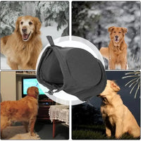 corlado | Geräuschdämpfende Hundeohrenschützer | Bequemes, atmungsaktives Polyester zur Linderung von Ängsten bei Feuerwerk und Gewittern