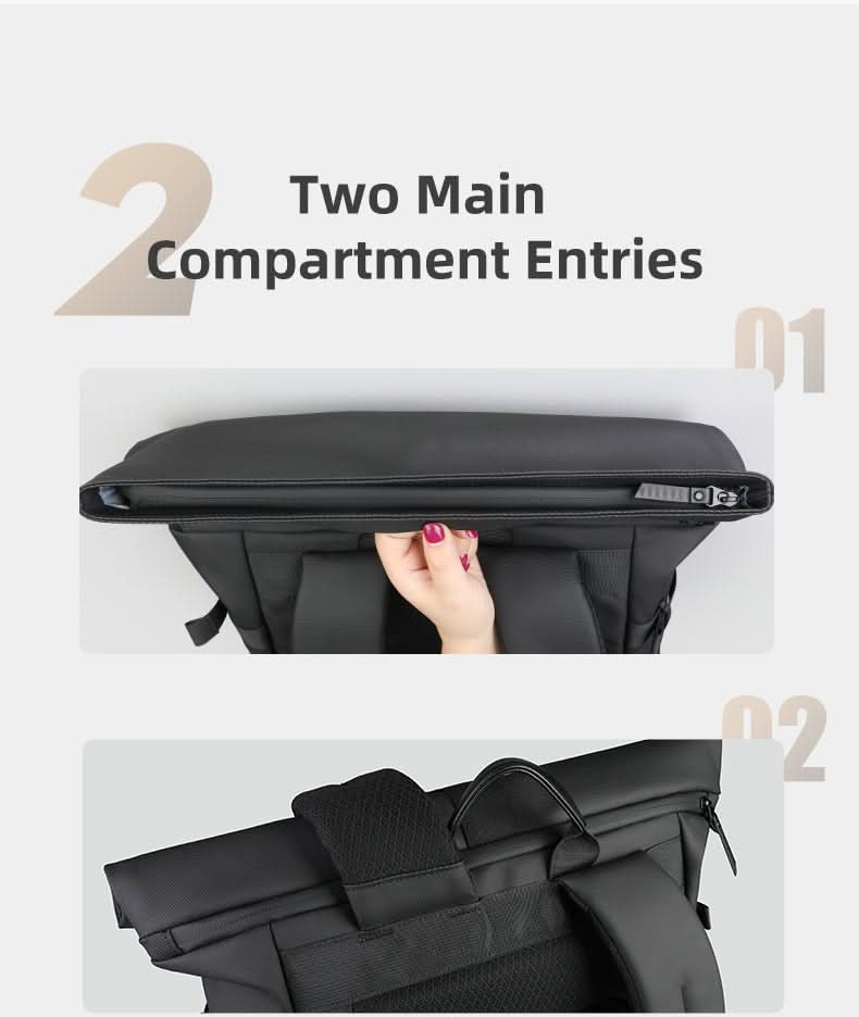 corlado | Erweiterbarer Outdoor-Rucksack mit großem Volumen & Laptopfach