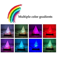 corlado™ Himalaya Kristallsalzlampe USB LED Pyramide, Luftreiniger & Stimmung