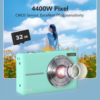 corlado | Hochauflösende Digitalkamera für Kinder - 1080P HD, 44MP mit 16-fachem Zoom