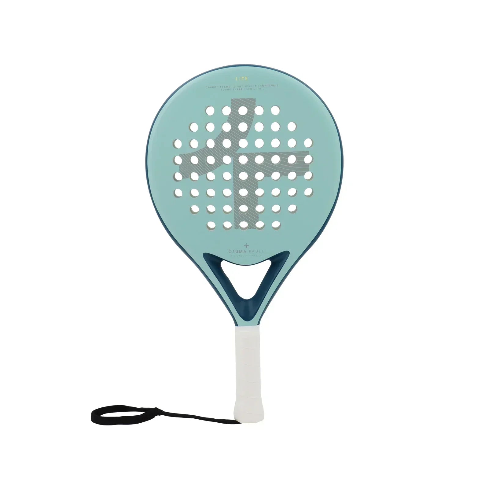 PowerStrike Carbon Padel Schläger, leicht, präzise & kraftvoll, EVA Kern