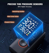 corlado™ Kabelloser Reifenfüllkompressor 150PSI, 4000mAh, LCD, USB-C