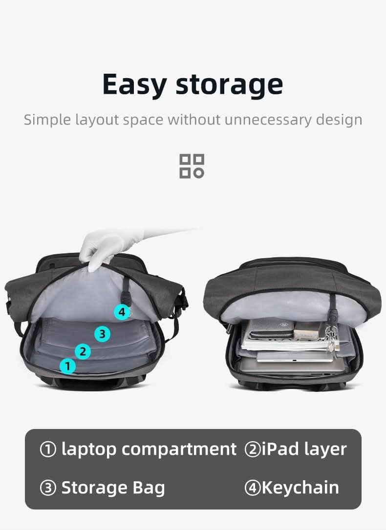 corlado | Multifunktionaler Rucksack für draußen mit USB-Anschluss