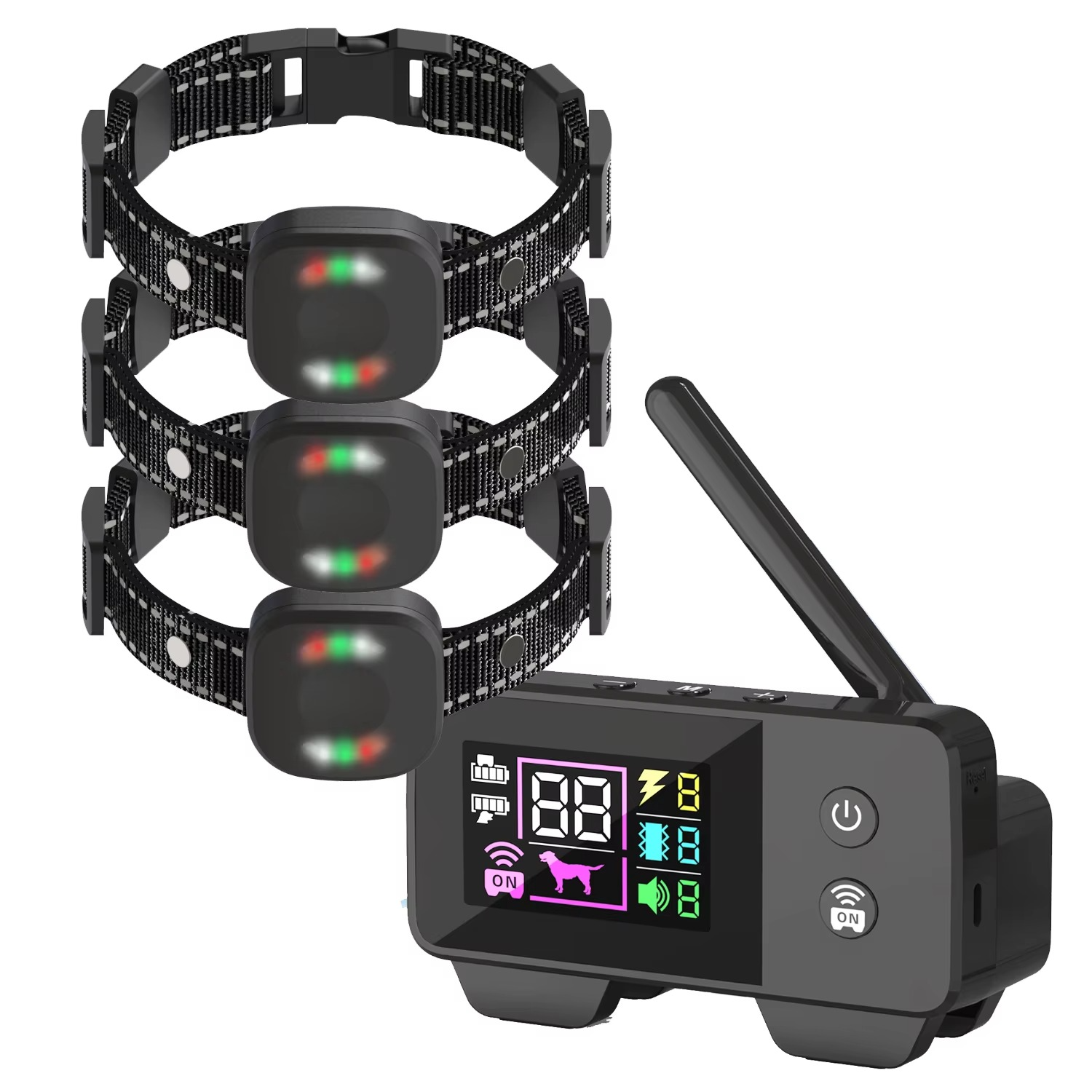 corlado | Ultimatives Sicherheits 1.574,8 Fuß Wireless Hundezaun-System mit wiederaufladbarem, wasserdichtem Halsband