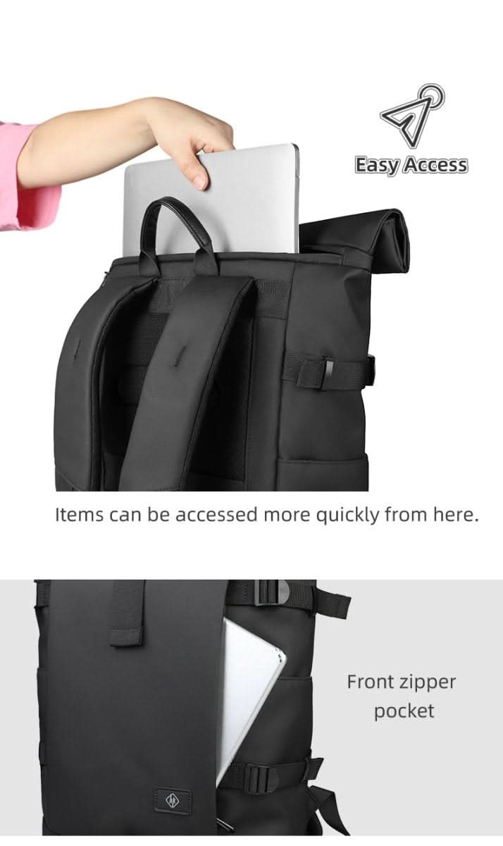 corlado | Erweiterbarer Outdoor-Rucksack mit großem Volumen & Laptopfach
