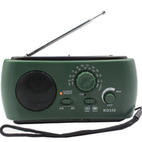 SafeTune - Notfallradio mit USB-, Solar- und Kurbelaufladung