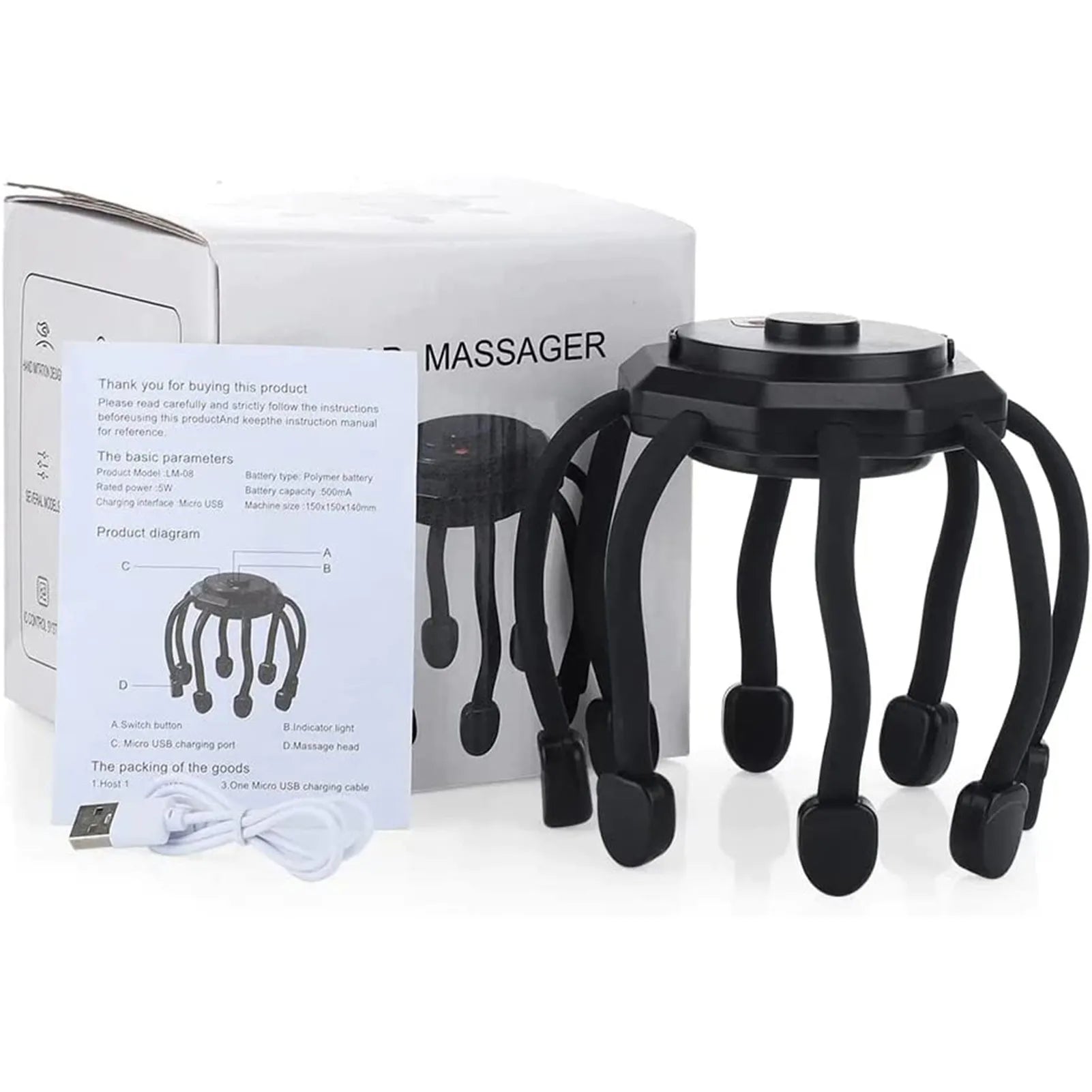 corlado | Octopus Kopf-Massagegerät