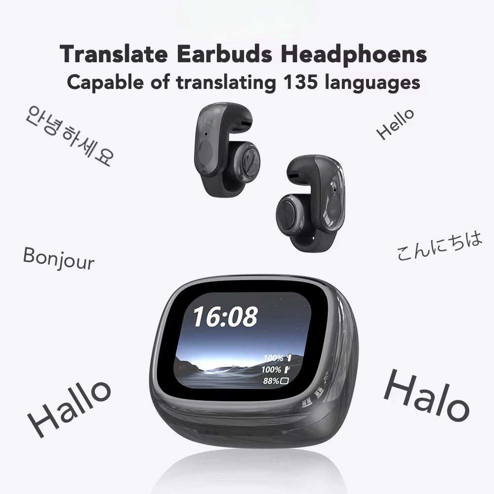 corlado | XF28 Open-Ear True Wireless Übersetzung Kopfhörer mit ASMR-Funktionen