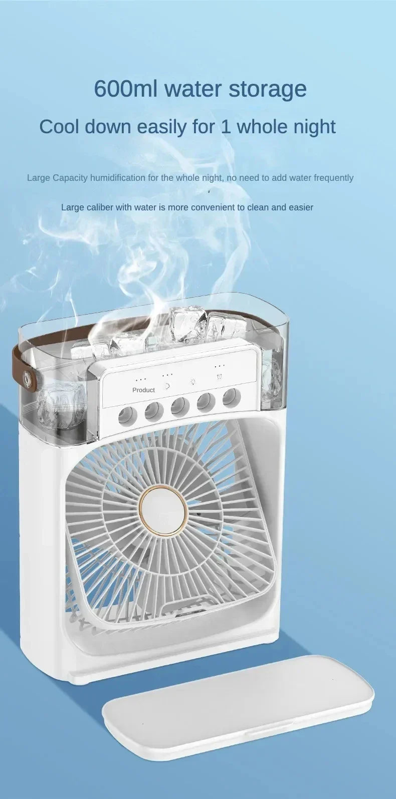 corlado | AirMist Pro Desktop Luftbefeuchter Ventilator