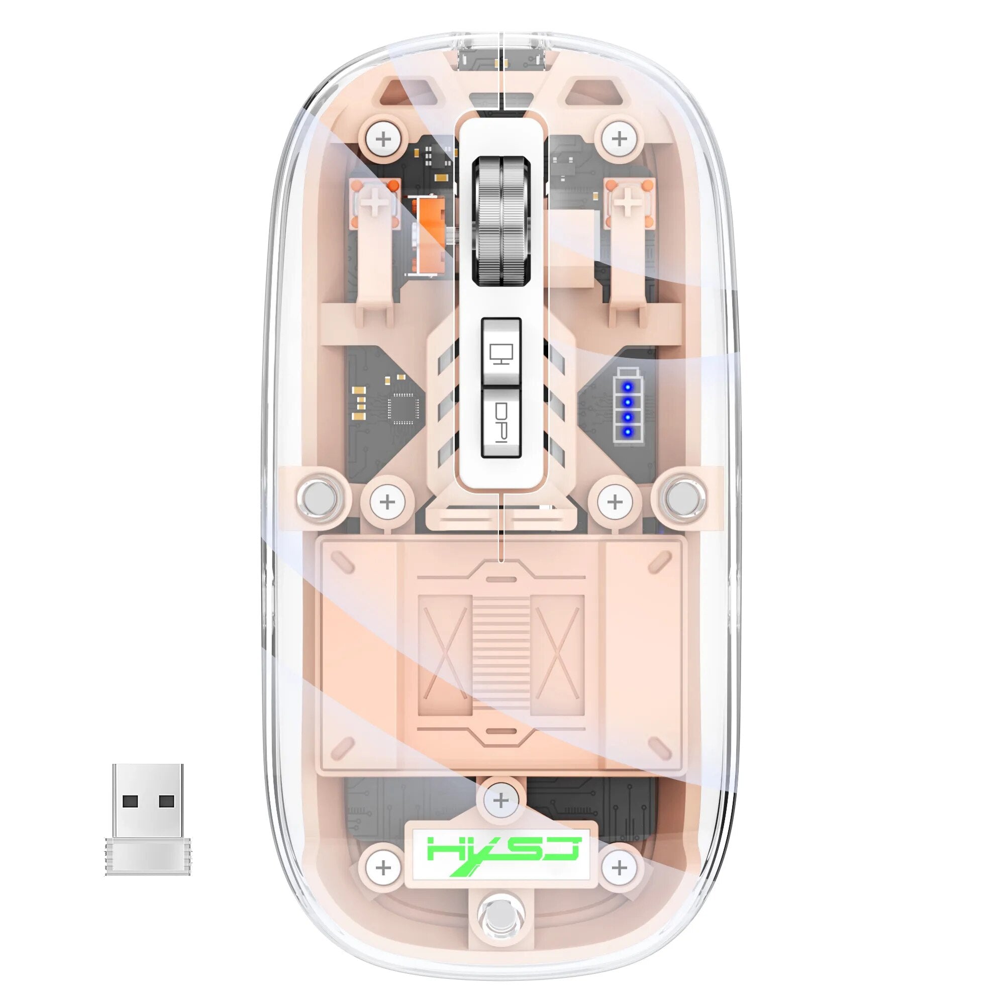 corlado | Transparente kabellose Bluetooth-Maus
